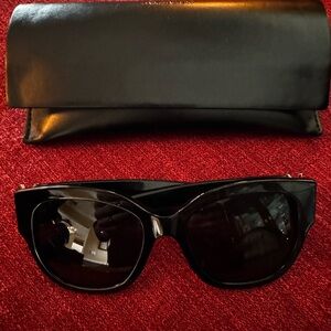 Elegant Black Sunglasses with Case